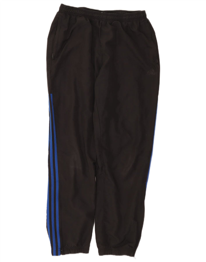 Pantaloni de trening pentru bărbați Adidas Pantaloni de jogging, mari, negru, poliester