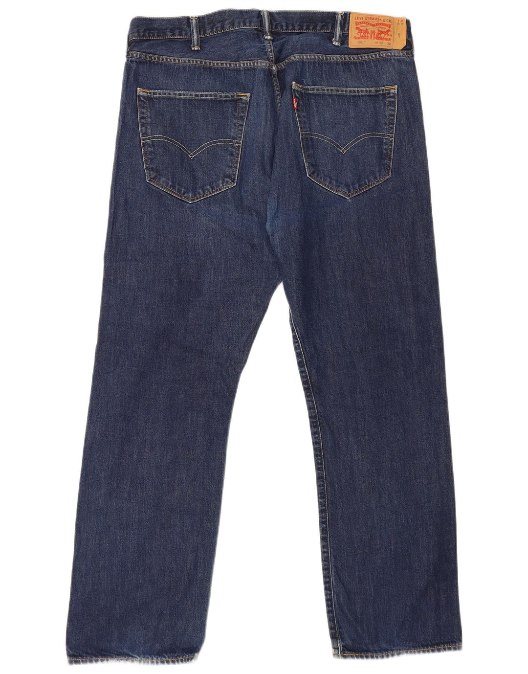 Blugi drepti pentru bărbați Levi's 501 W40 L32 bleumarin