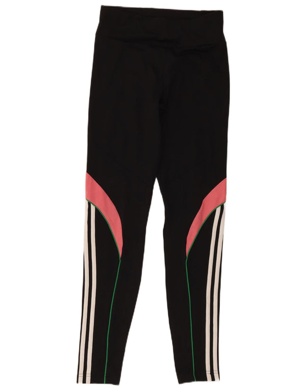 Leggings Aeroready pentru fete Adidas 14-15 ani, negru, poliester color bloc