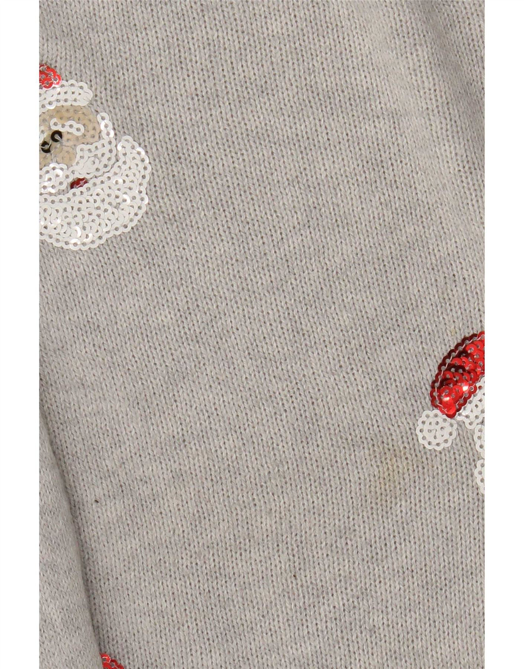 Pulover pentru femei Marks & Spencer cu decolteu rotund UK 14 Medium Gri de Crăciun