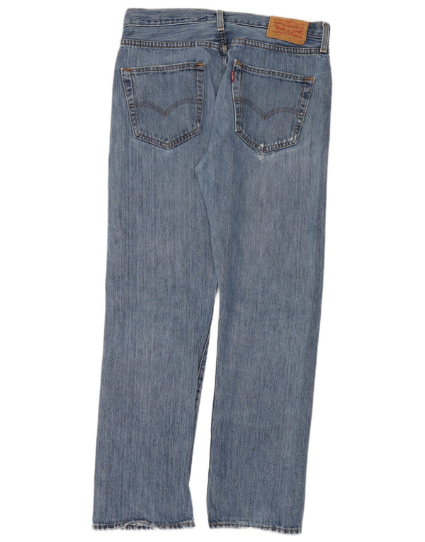 Blugi drepti pentru bărbați Levi's 501 W32 L30 Bumbac albastru