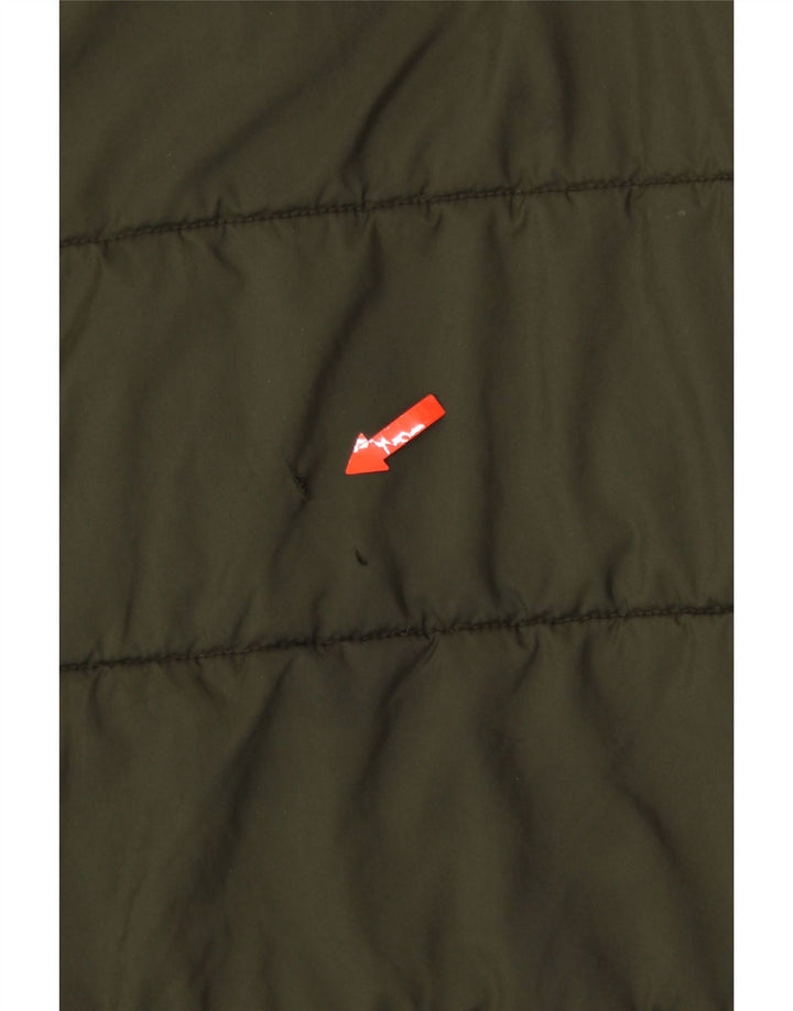 PUMA Boys Padded Jacket 13-14 Years Green Polyester Vintage Puma and Second-Hand Puma from Messina Hembry 