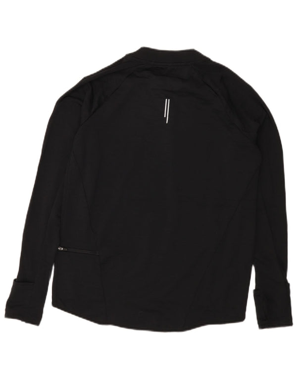 Top pentru femei NIKE Therma-Fit cu mânecă lungă UK 10 Mic Negru