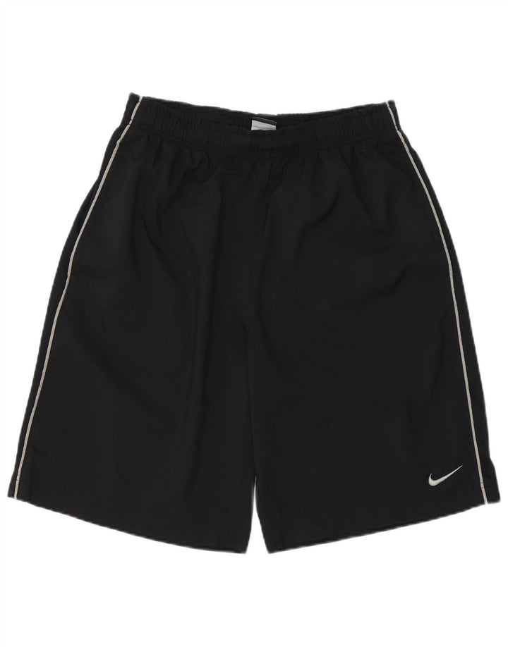 Pantaloni scurți sport Nike Dri Fit pentru bărbați, poliester mediu negru