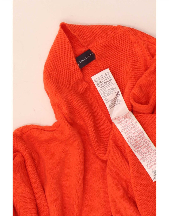 Pulover cu gât țestoasă pentru femei Marks & Spencer UK 14 portocaliu mediu