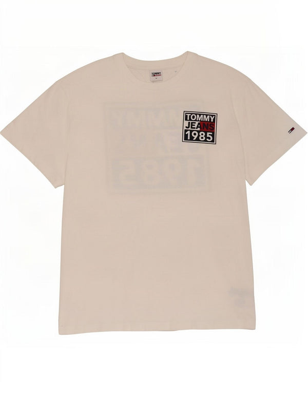 Tricou grafic Tommy Hilfiger pentru bărbați Top XL Bumbac alb