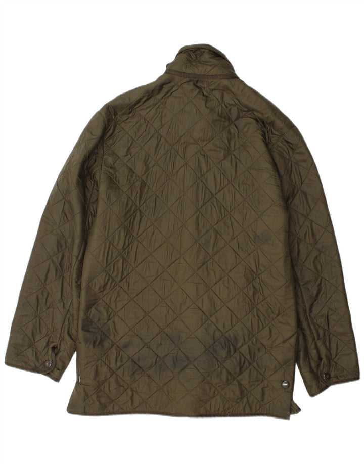 Jachetă matlasată pentru bărbați Barbour UK 36 Poliamidă verde mică