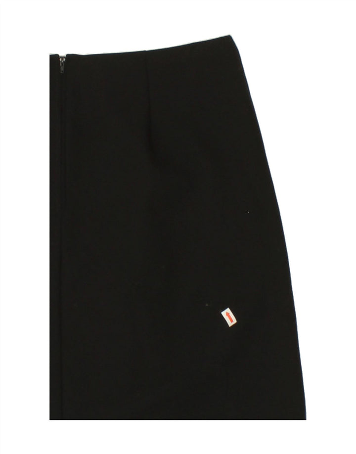 BENETTON Womens A-Line Skirt IT 44 Medium W30  Black Polyester Vintage Benetton and Second-Hand Benetton from Messina Hembry 