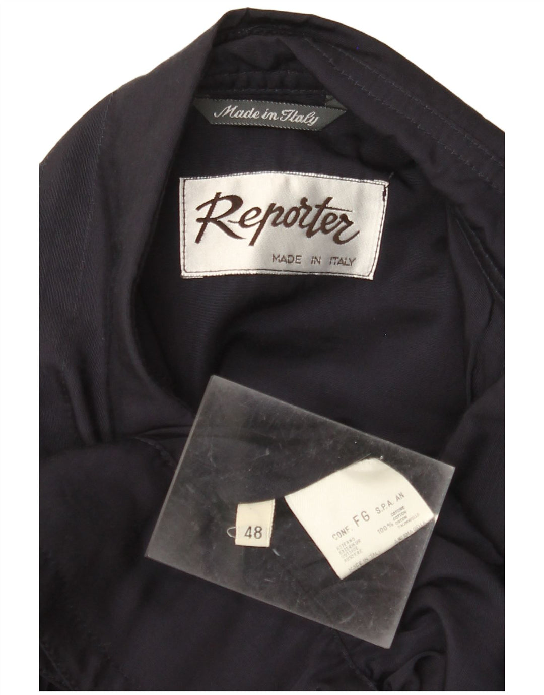 REPORTER Jachetă militară pentru bărbați IT 48 Bumbac bleumarin mediu