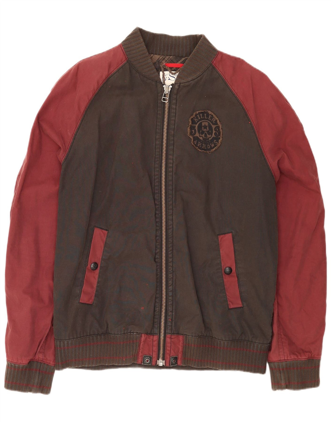 Jachetă bomber pentru bărbați LEVI'S UK 40 mare, maro, bumbac color bloc