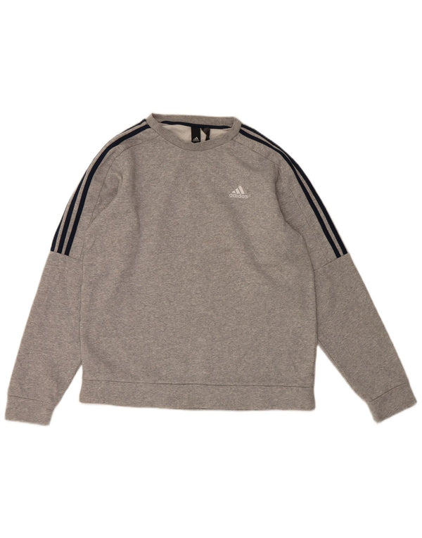 Hanorac pentru bărbați Adidas Jumper Medium Gri Bumbac
