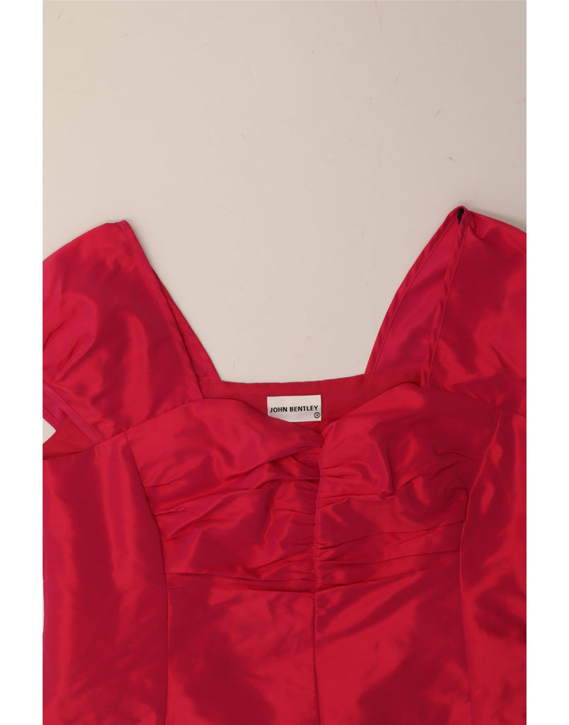 JOHN BENTLEY Womens Crop Top UK 16 Large  Pink Polyester Vintage John Bentley and Second-Hand John Bentley from Messina Hembry 