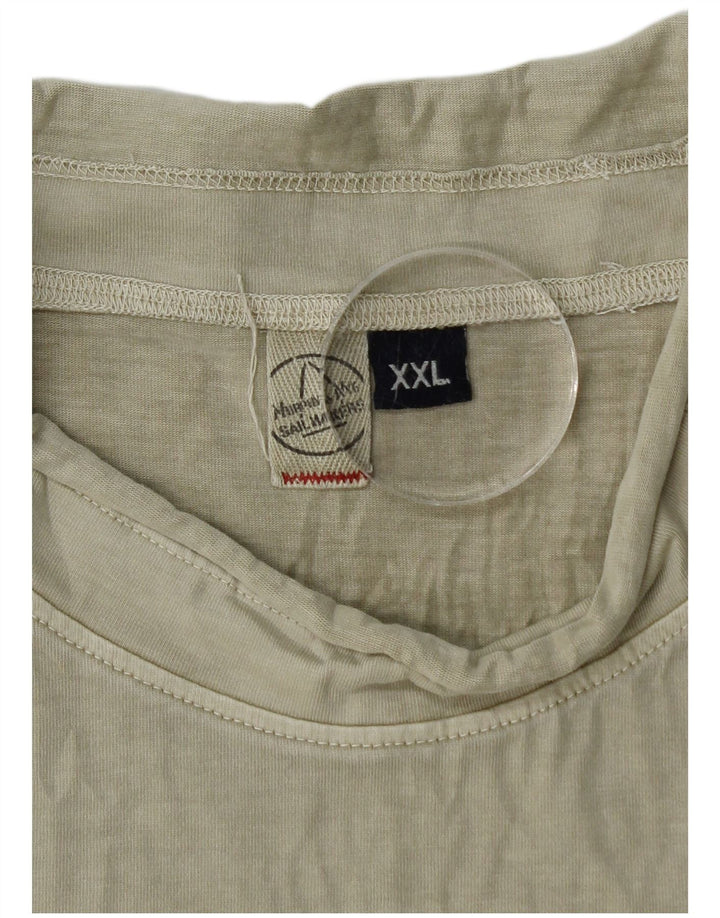 Murphy & Nye pentru bărbați Marine Heritage Top cu mânecă lungă, bumbac kaki 2XL