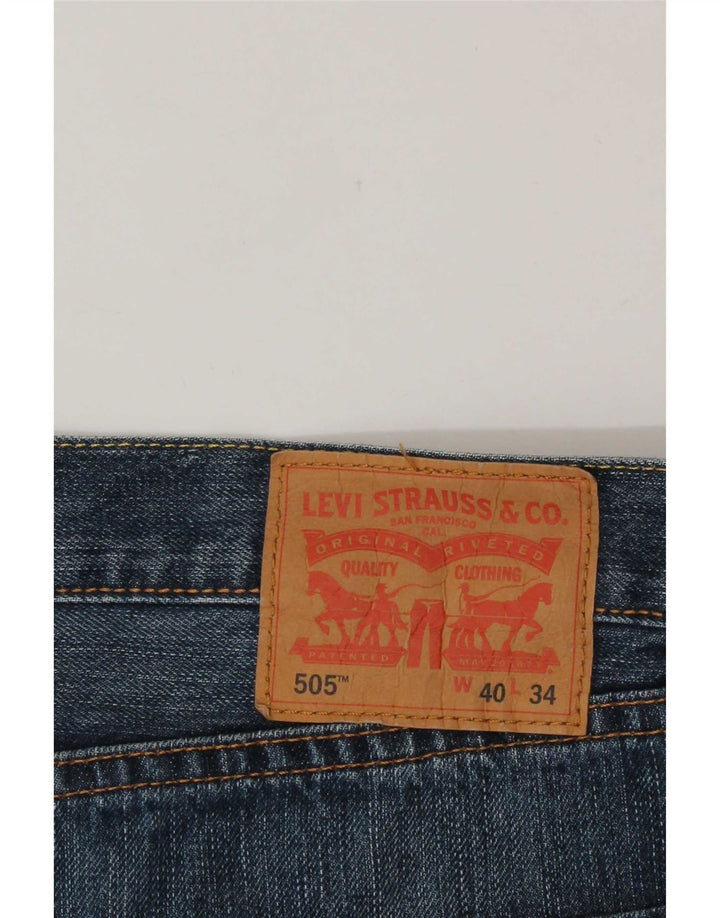 Pantaloni scurți Levi's 505 Denim W40 XL Bleumarin