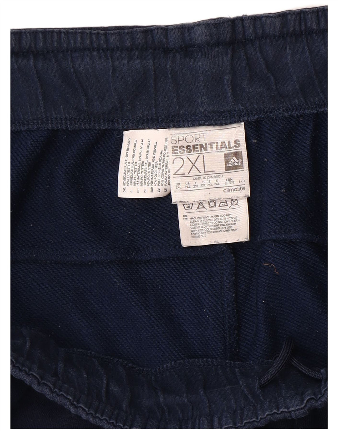 Pantaloni de jogging Climalite Graphic pentru bărbați ADIDAS 2XL bleumarin