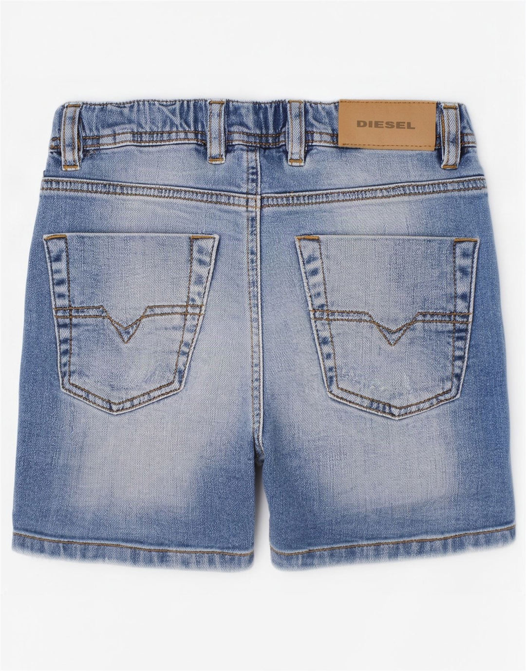 Pantaloni scurți din Denim Distressed Băieți Diesel 3-4 Ani W20 Bumbac Albastru