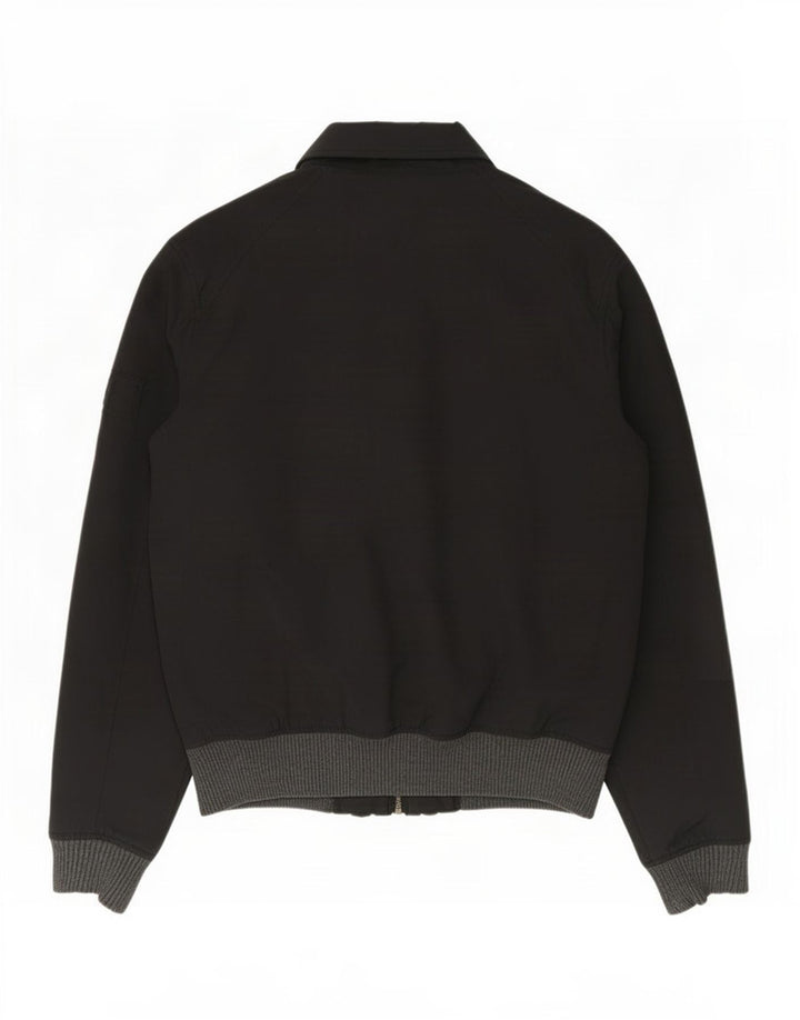 Jachetă bomber cu glugă pentru bărbați Fat Face UK 36 Nylon negru mic