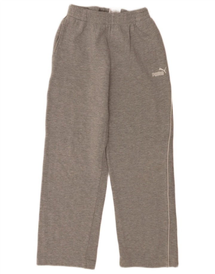 Pantaloni de trening Puma pentru baieti 13-14 ani, mare, gri bumbac