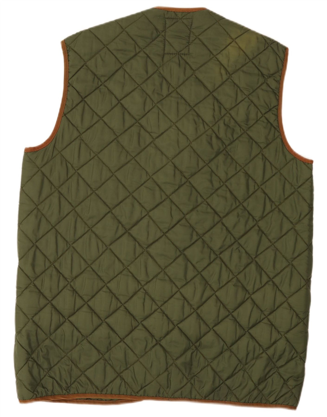 Gilet vintage pentru bărbați matlasat UK 40 Large Green