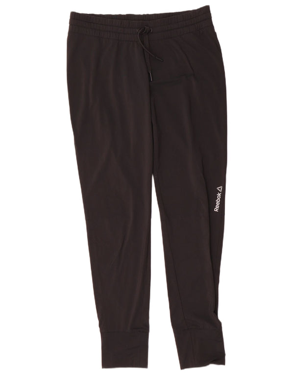 Pantaloni de trening grafic pentru femei Reebok Pantaloni de jogging UK 12/14 Medium Black