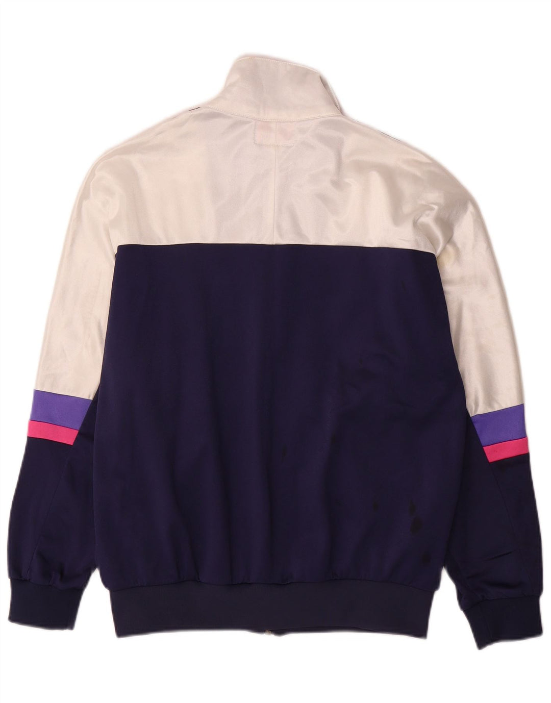 Jachetă de top pentru trening grafic ASICS pentru femei IT 48 XL, alb, bloc de culoare