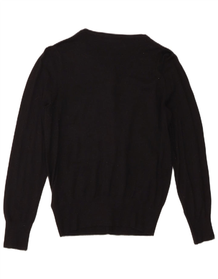 Pulover cardigan pentru femei Marks & Spencer UK 10 Small Black Viscose