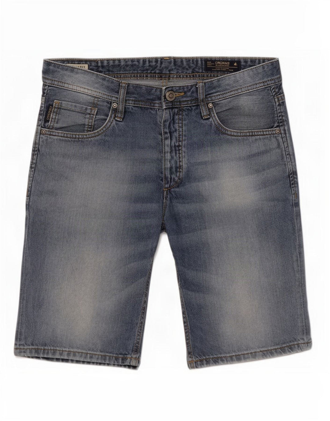 Pantaloni scurți din denim Jack & Jones pentru bărbați, mari W36, bumbac albastru