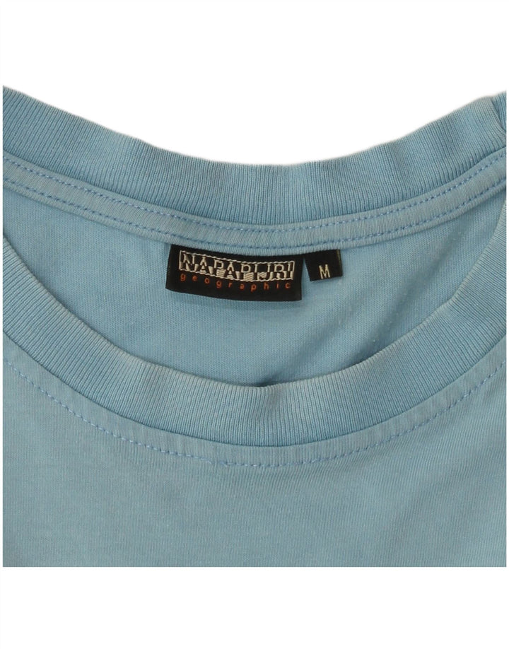 NAPAPIJRI Tricou grafic Geographic pentru bărbați Top Medium Blue