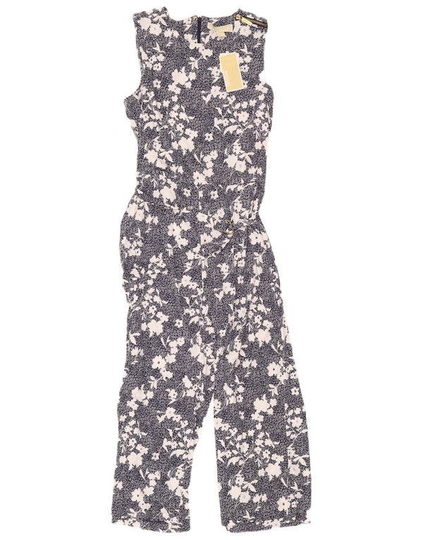 Salopetă fără mâneci pentru femei Michael Kors UK 12 Medium Bleumarin Floral