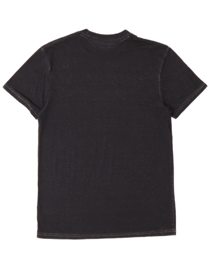 Tricou grafic Amsterdam pentru bărbați Hard Rock Cafe Top mediu din bumbac negru