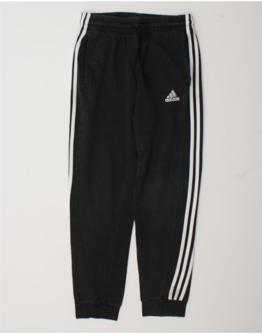 Pantaloni de trening Adidas pentru bărbați Joggeri, bumbac mediu negru