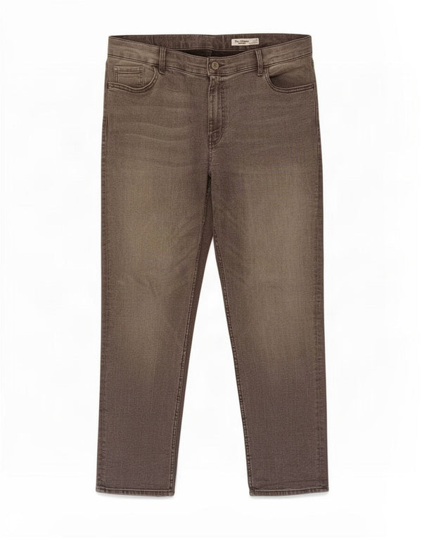 Blugi drepti pentru femei Topshop The Sienna UK 16 mare W36 L29 bumbac gri
