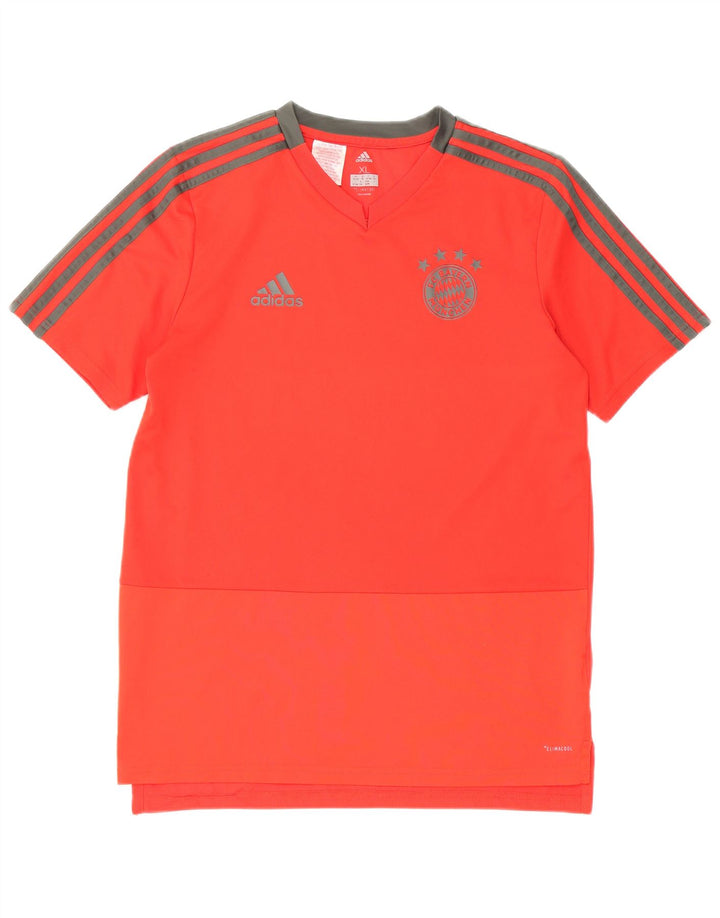 Tricou Climacool ADIDAS pentru băieți Top 15-16 ani XL poliester roșu
