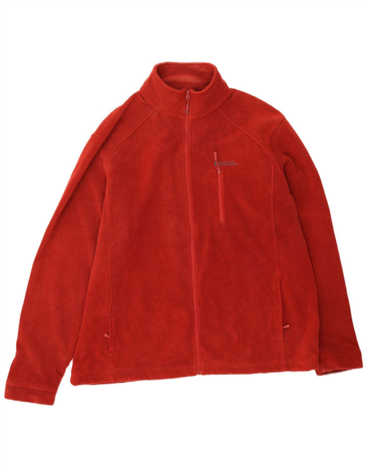 Jachetă polară pentru bărbați Mountain Warehouse UK 46 3XL Poliester roșu