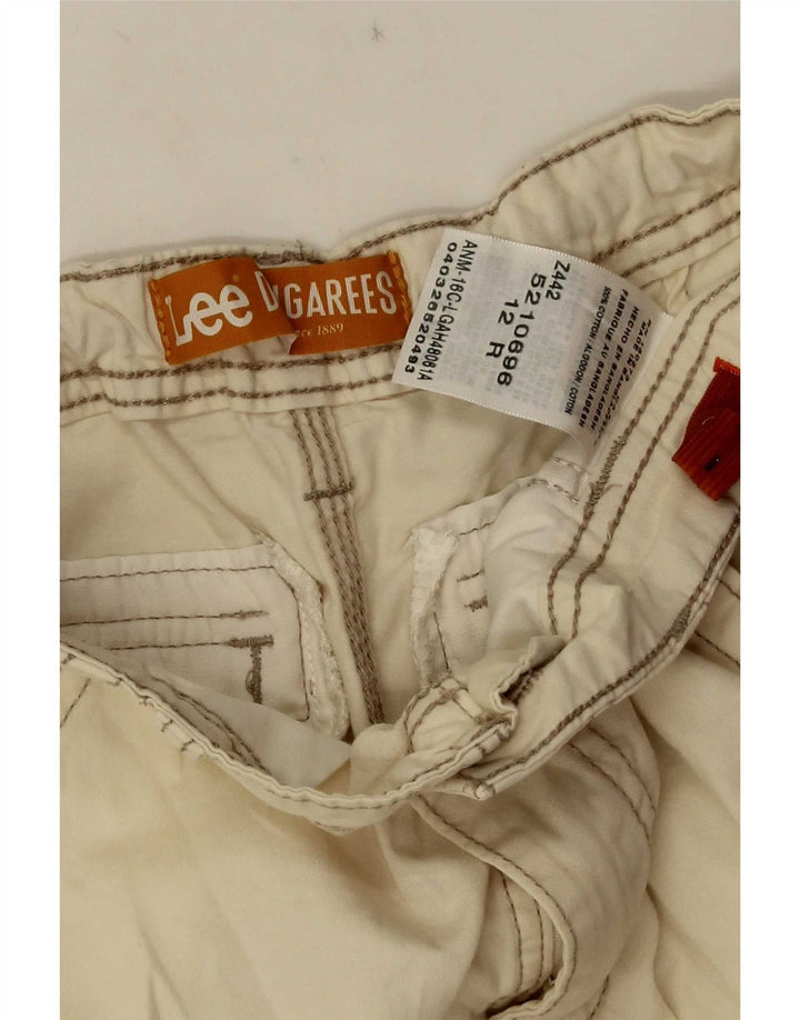 Pantaloni scurți cargo pentru băieți Lee 11-12 ani W24 bumbac bej