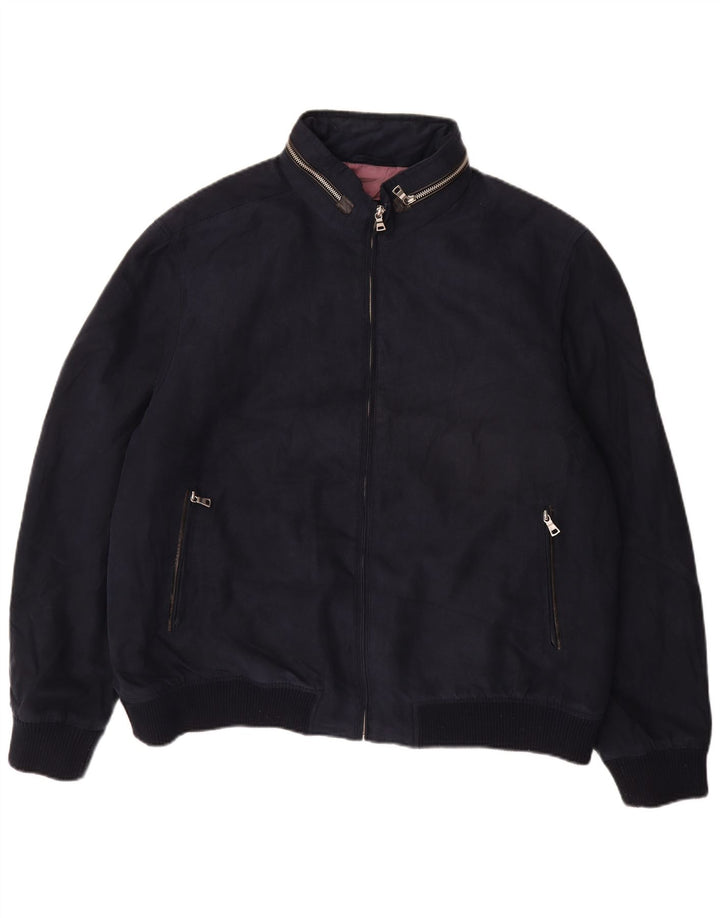 Bomber Vintage pentru bărbați UK 44 2XL Bleumarin