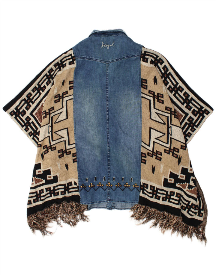 Bluză pentru femei Desigual cămașă din blugi UK 18 XL, multicoloră, viscoză