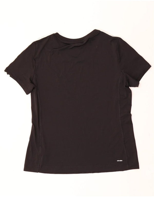 Tricou Adidas Climalite pentru femei Top UK 20/22 XL Poliester negru