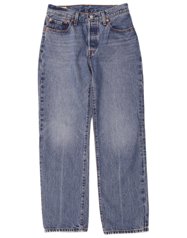 Blugi drepti pentru femei Levi's 501 W26 L30 Bumbac albastru anii 90