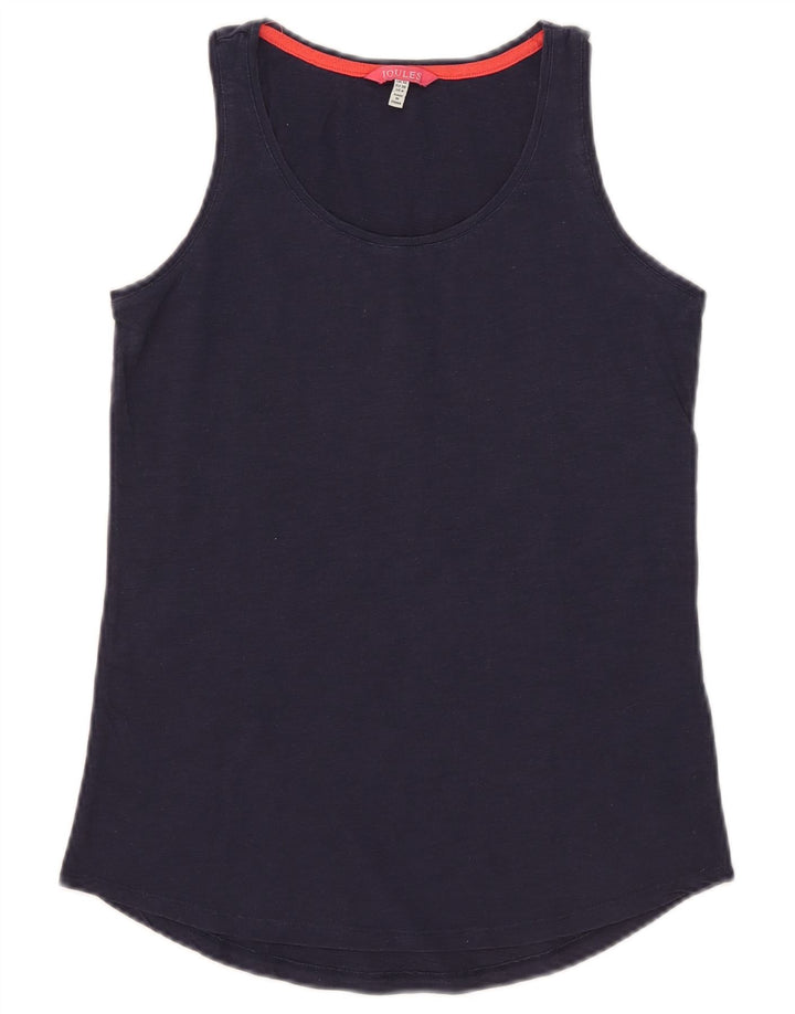 Vest Top pentru femei Joules UK 10 mic Bumbac bleumarin