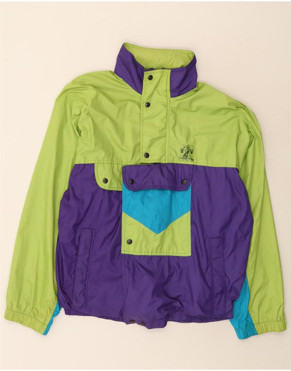 Jachetă de ploaie Pullover pentru bărbați Brugi UK 40 mare, violet, poliamidă color bloc
