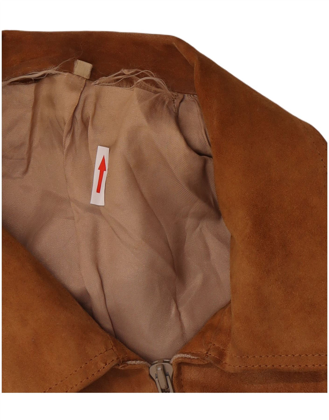 Bomber Vintage pentru bărbați din piele intoarsa UK 38 Maro Mediu
