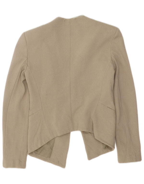 Jachetă Topshop pentru femei Crop Open Blazer UK 6 XS Poliamidă verde
