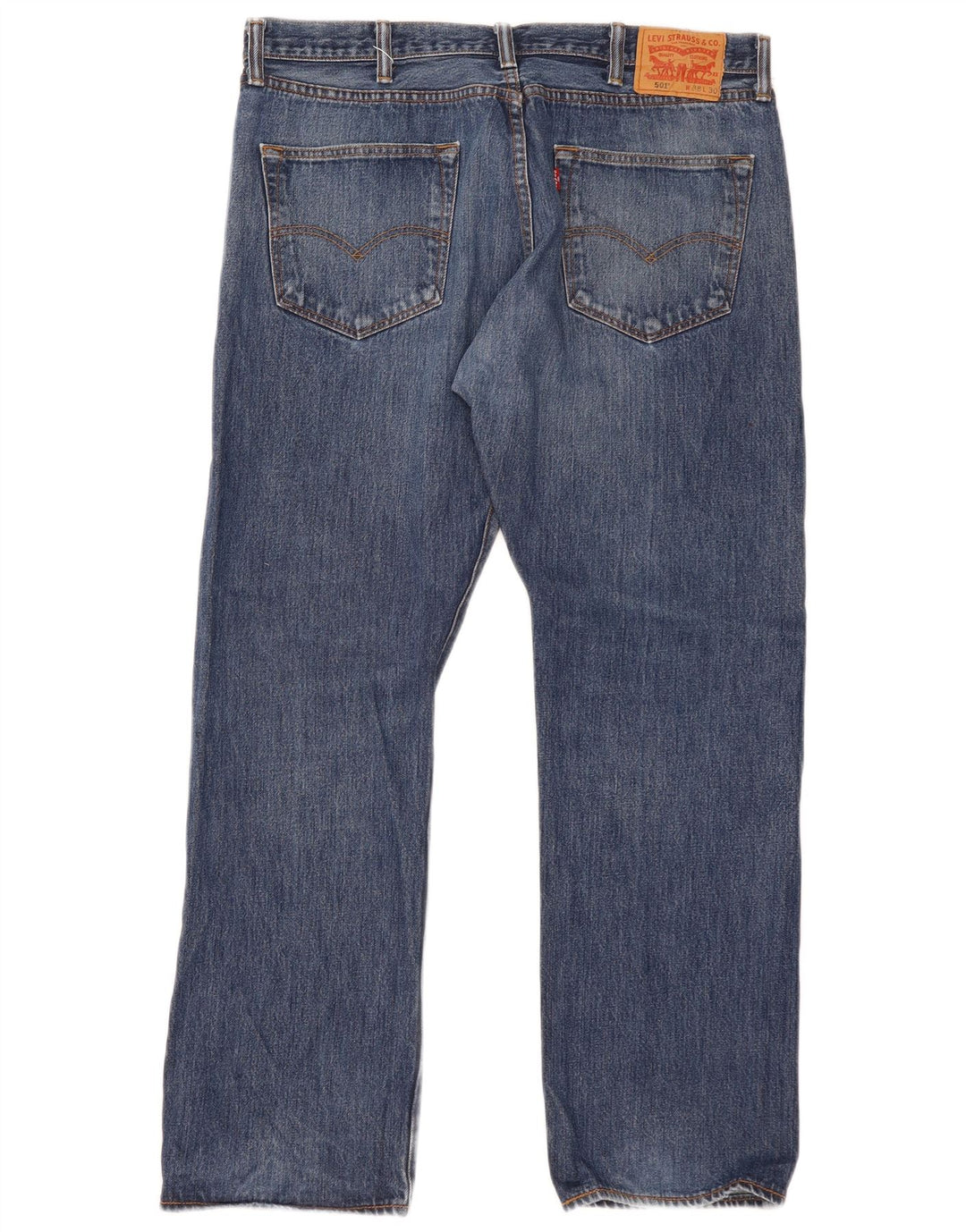 Blugi drepti pentru bărbați Levi's 501 W38 L30 Bumbac albastru