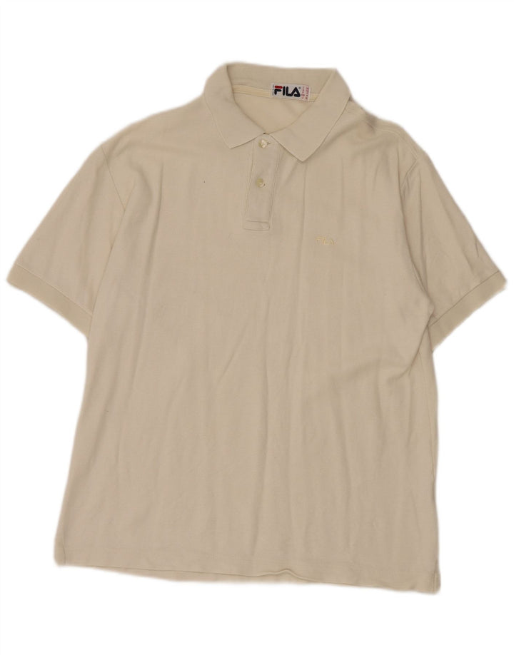 Tricou Polo Bărbați Fila IT 50 Bej Mediu