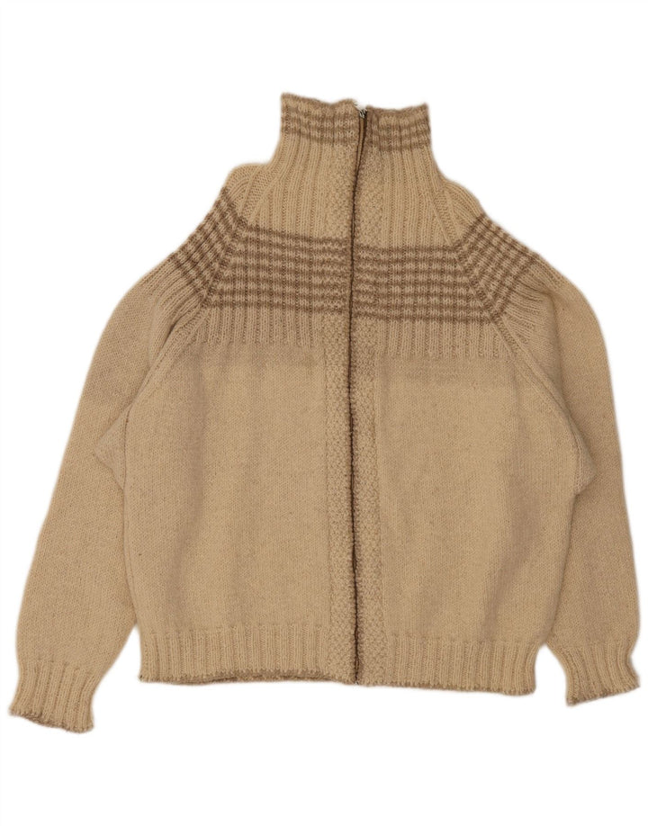 Cardigan Vintage pentru bărbați, mare, bej