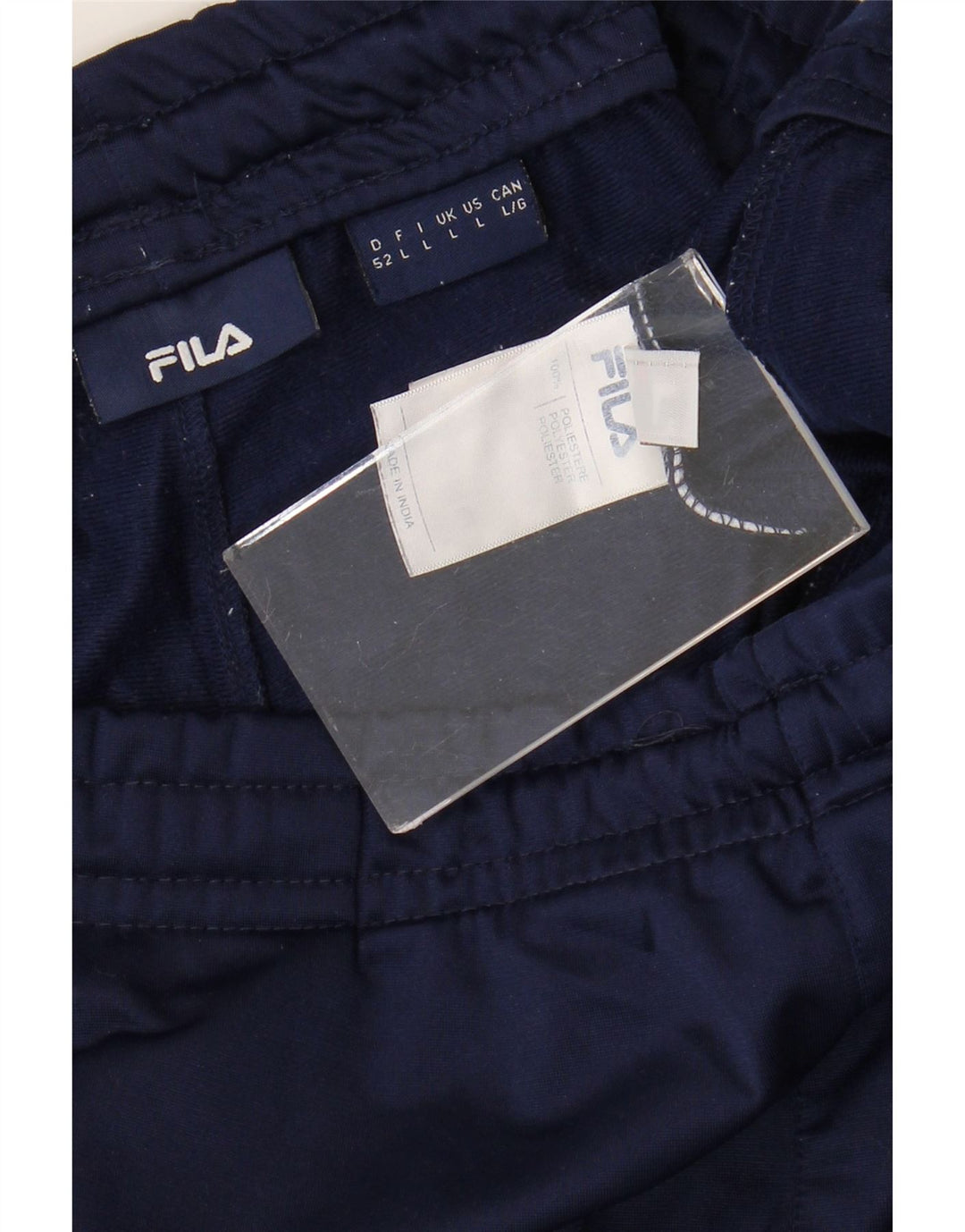 Pantaloni de trening Fila pentru bărbați, mari, bleumarin, poliester color bloc