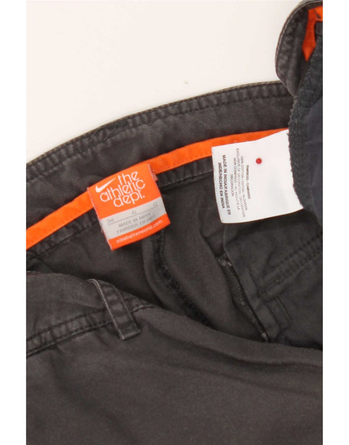 Pantaloni scurți cargo Nike pentru bărbați W34, bumbac, gri mare