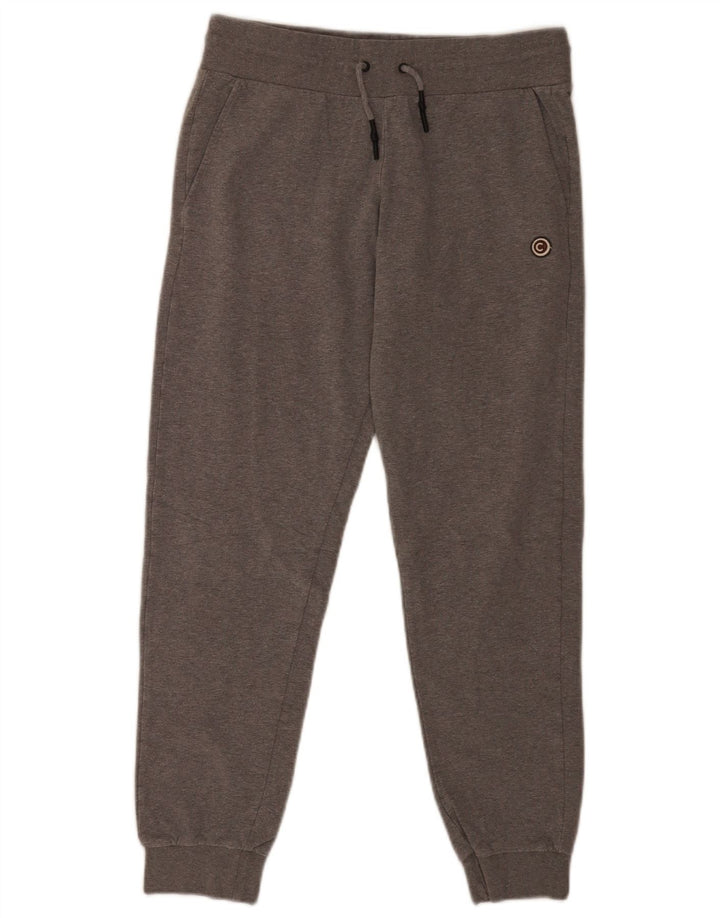 Pantaloni de trening Colmar pentru femei Joggeri din bumbac cu pete gri mediu