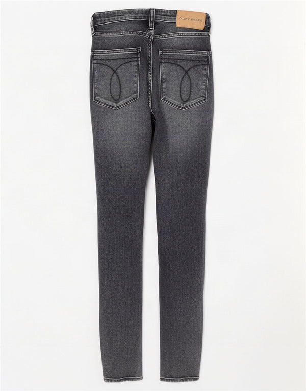 Blugi skinny Calvin Klein pentru femei W26 L27 bumbac gri